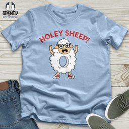 Holey Sheep Unisex T Shirt Gift For Animal Lover