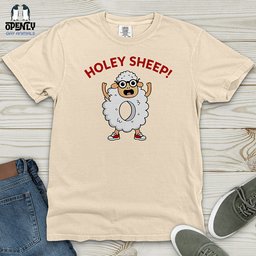 Holey Sheep Heavy Cotton Comfort Colors Tee Gift For Animal Lover