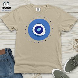 Evil Eye Heavy Cotton Comfort Colors Tee Gift For Animal Lover