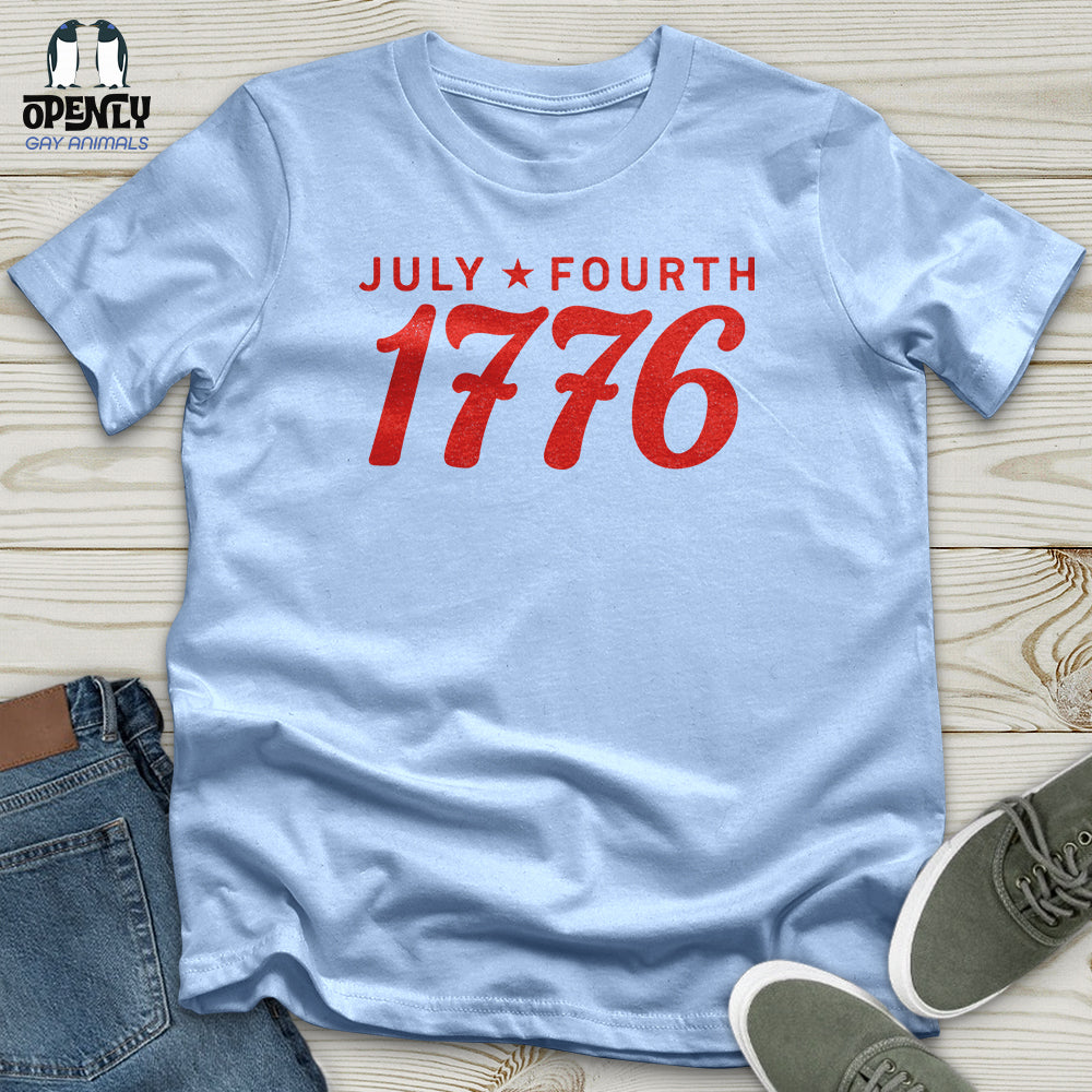 July Fourth 1776 Softstyle Tee Gift For Animal Lover