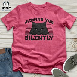Judging You Silently Unisex T Shirt Gift For Animal Lover