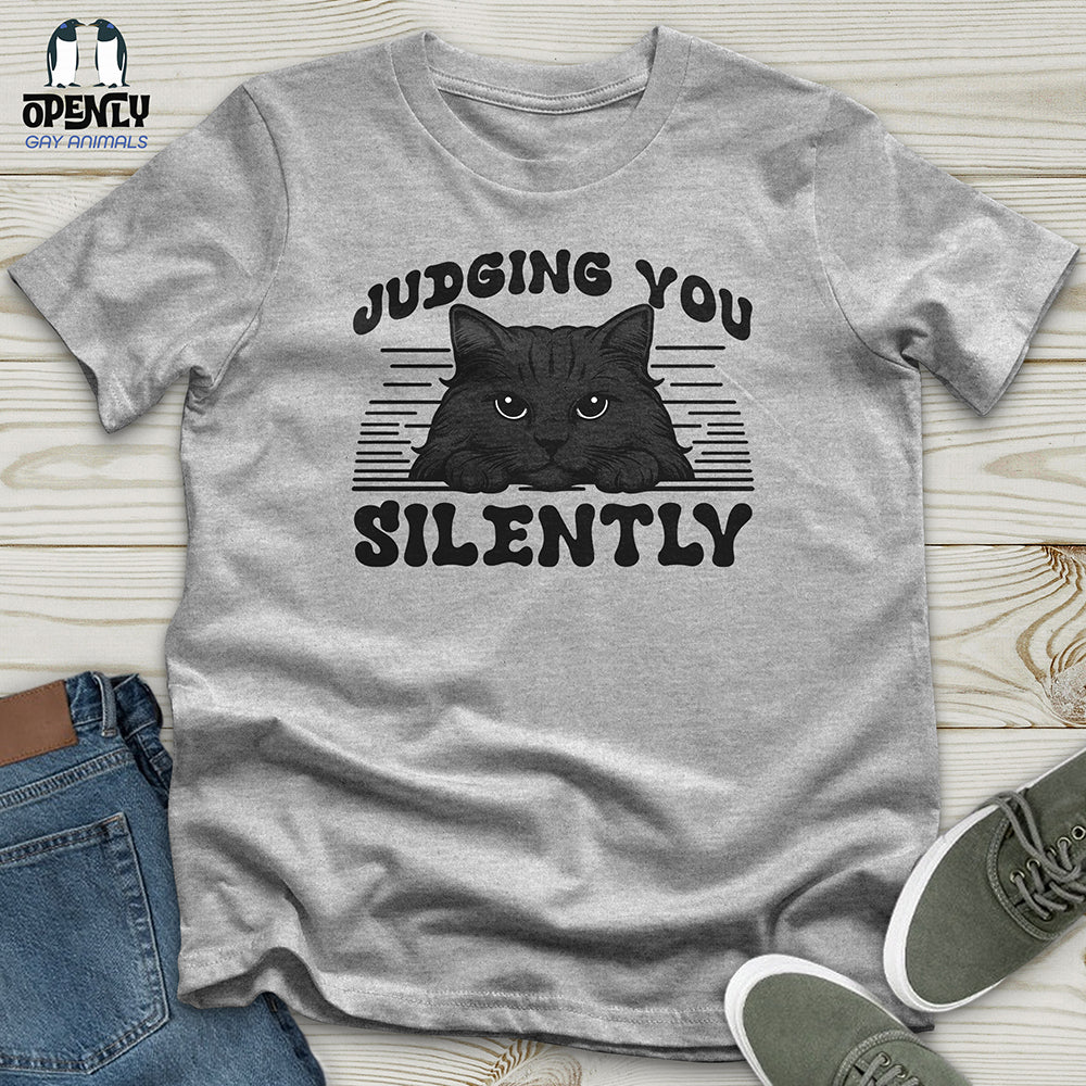 Judging You Silently Unisex T Shirt Gift For Animal Lover