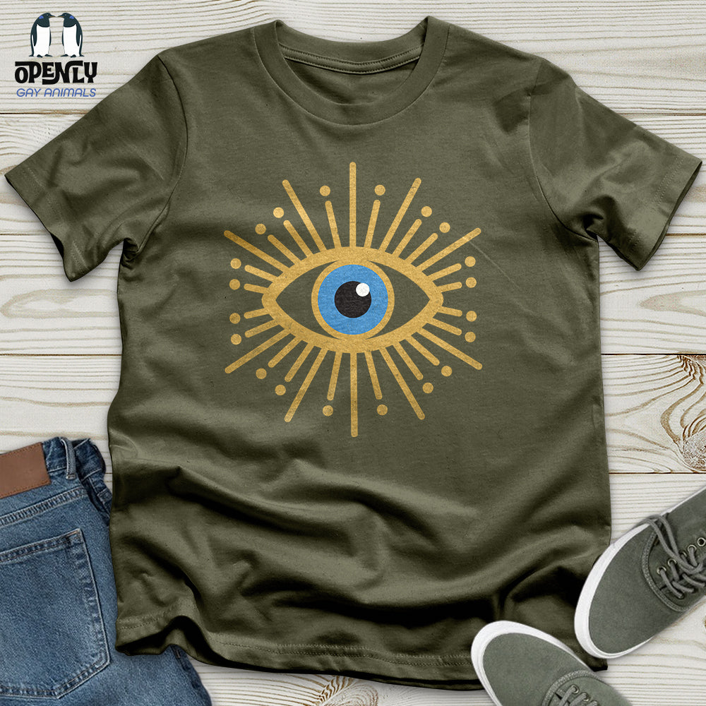 Gold Evil Eye Unisex T Shirt Gift For Animal Lover