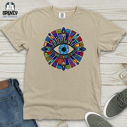 Greek Evil Eye Heavy Cotton Comfort Colors Tee Gift For Animal Lover