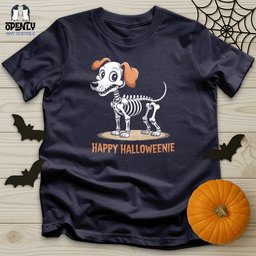 Happy Halloweenie Unisex T Shirt Gift For Animal Lover