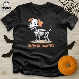Happy Halloweenie Unisex T Shirt Gift For Animal Lover