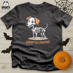 Happy Halloweenie Unisex T Shirt Gift For Animal Lover