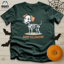 Happy Halloweenie Unisex T Shirt Gift For Animal Lover