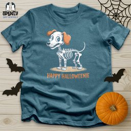 Happy Halloweenie Unisex T Shirt Gift For Animal Lover