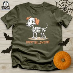 Happy Halloweenie Unisex T Shirt Gift For Animal Lover