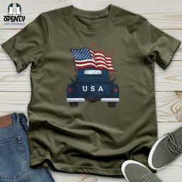 Happy Memorial Day Farm Truck Unisex T Shirt Gift For Animal Lover