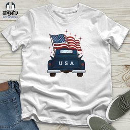 Happy Memorial Day Farm Truck Unisex T Shirt Gift For Animal Lover