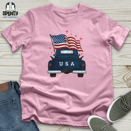 Happy Memorial Day Farm Truck Unisex T Shirt Gift For Animal Lover