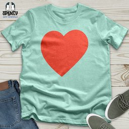 Heart Tee Unisex T Shirt Gift For Animal Lover