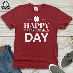 Happy Stpatricks Day Heavy Cotton Comfort Colors Tee Gift For Animal Lover