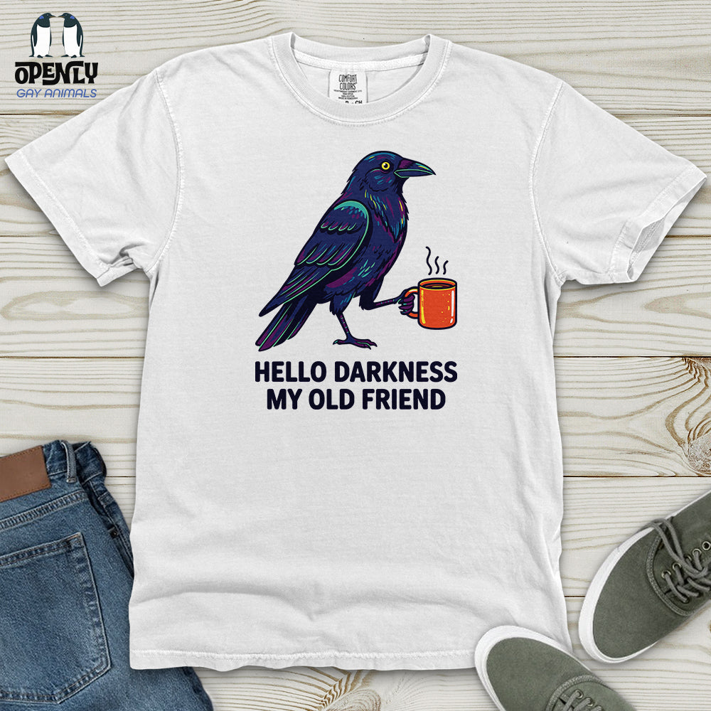 Hello Darkness My Old Friend Heavy Cotton Comfort Colors Tee