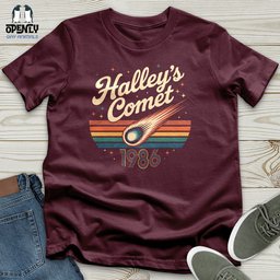 Halleys Comet 1986 Unisex T Shirt Gift For Animal Lover