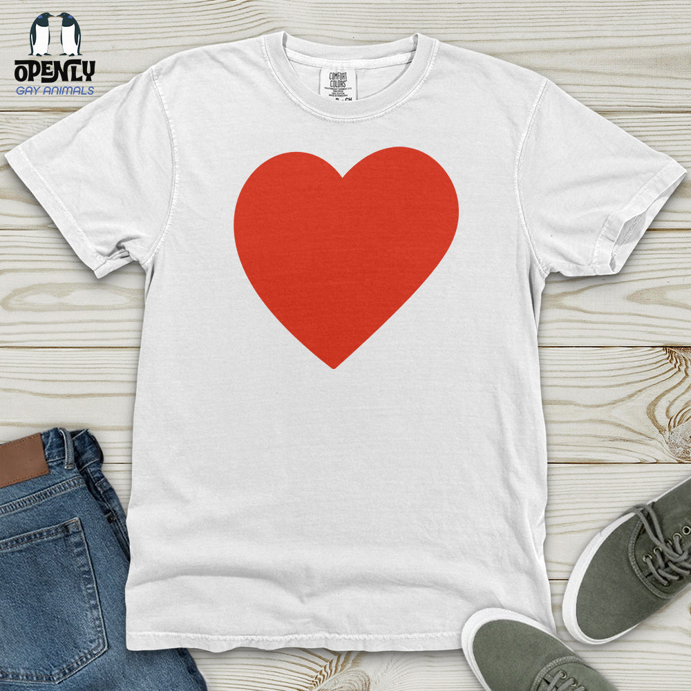 Heart Tee Heavy Cotton Comfort Colors Tee Gift For Animal Lover