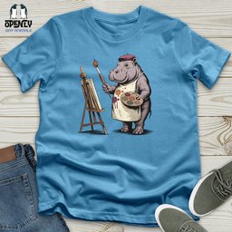 Hipponicasso Unisex T Shirt Gift For Animal Lover