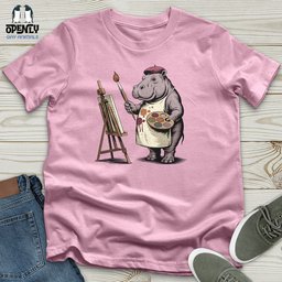 Hipponicasso Unisex T Shirt Gift For Animal Lover