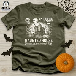 Haunted House 13 Horrific Rooms Unisex T Shirt Gift For Animal Lover
