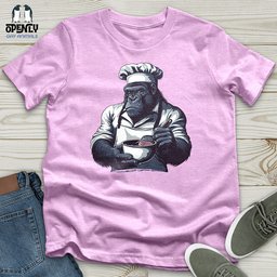 Gorilla Gourmet Chef Unisex T Shirt Gift For Animal Lover