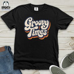 Groovy Times Heavy Cotton Comfort Colors Tee Gift For Animal Lover