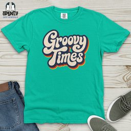 Groovy Times Heavy Cotton Comfort Colors Tee Gift For Animal Lover