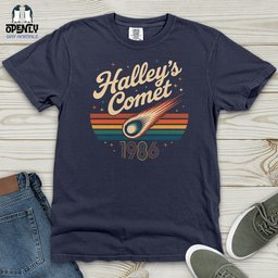 Halleys Comet 1986 Heavy Cotton Comfort Colors Tee Gift For Animal Lover