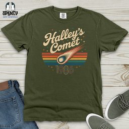 Halleys Comet 1986 Heavy Cotton Comfort Colors Tee Gift For Animal Lover