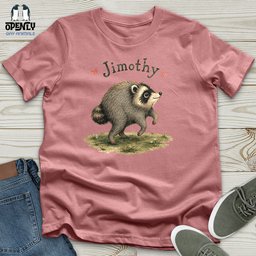 Jimothys Woodland Stroll Unisex T Shirt Gift For Animal Lover