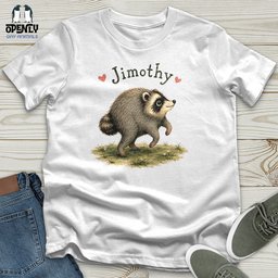 Jimothys Woodland Stroll Unisex T Shirt Gift For Animal Lover