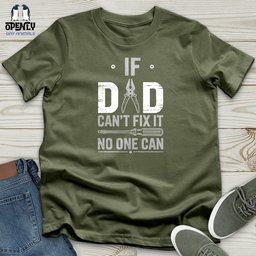 If Dad Can Fixed IT Softstyle Tee Gift For Dad