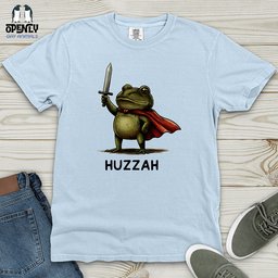 Huzzah 02 Heavy Cotton Comfort Colors Tee Gift For Animal Lover
