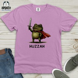 Huzzah 02 Heavy Cotton Comfort Colors Tee Gift For Animal Lover