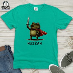 Huzzah 02 Heavy Cotton Comfort Colors Tee Gift For Animal Lover