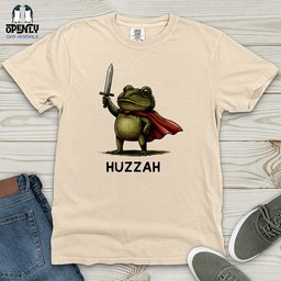 Huzzah 02 Heavy Cotton Comfort Colors Tee Gift For Animal Lover