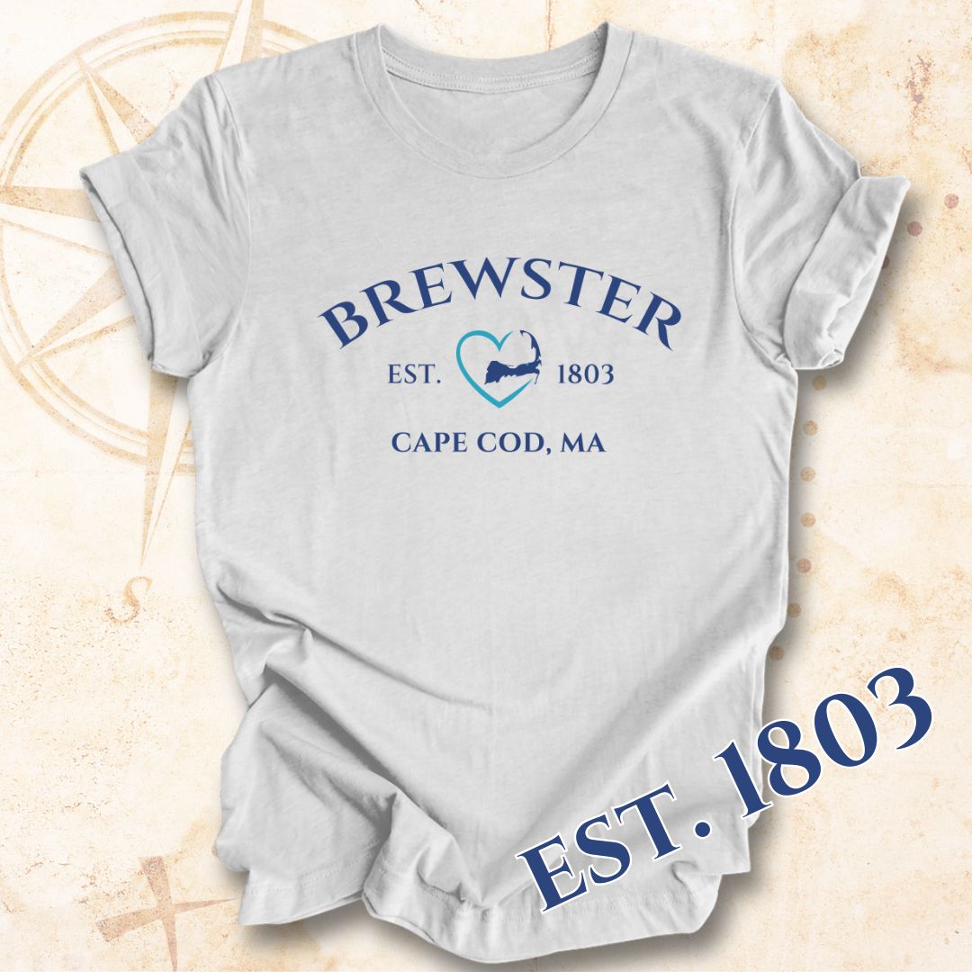 Brewster Established Unisex T Shirt Gift For Cape Cod Lover