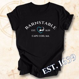 Barnstable Established Unisex T Shirt Gift For Cape Cod Lover