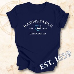 Barnstable Established Unisex T Shirt Gift For Cape Cod Lover