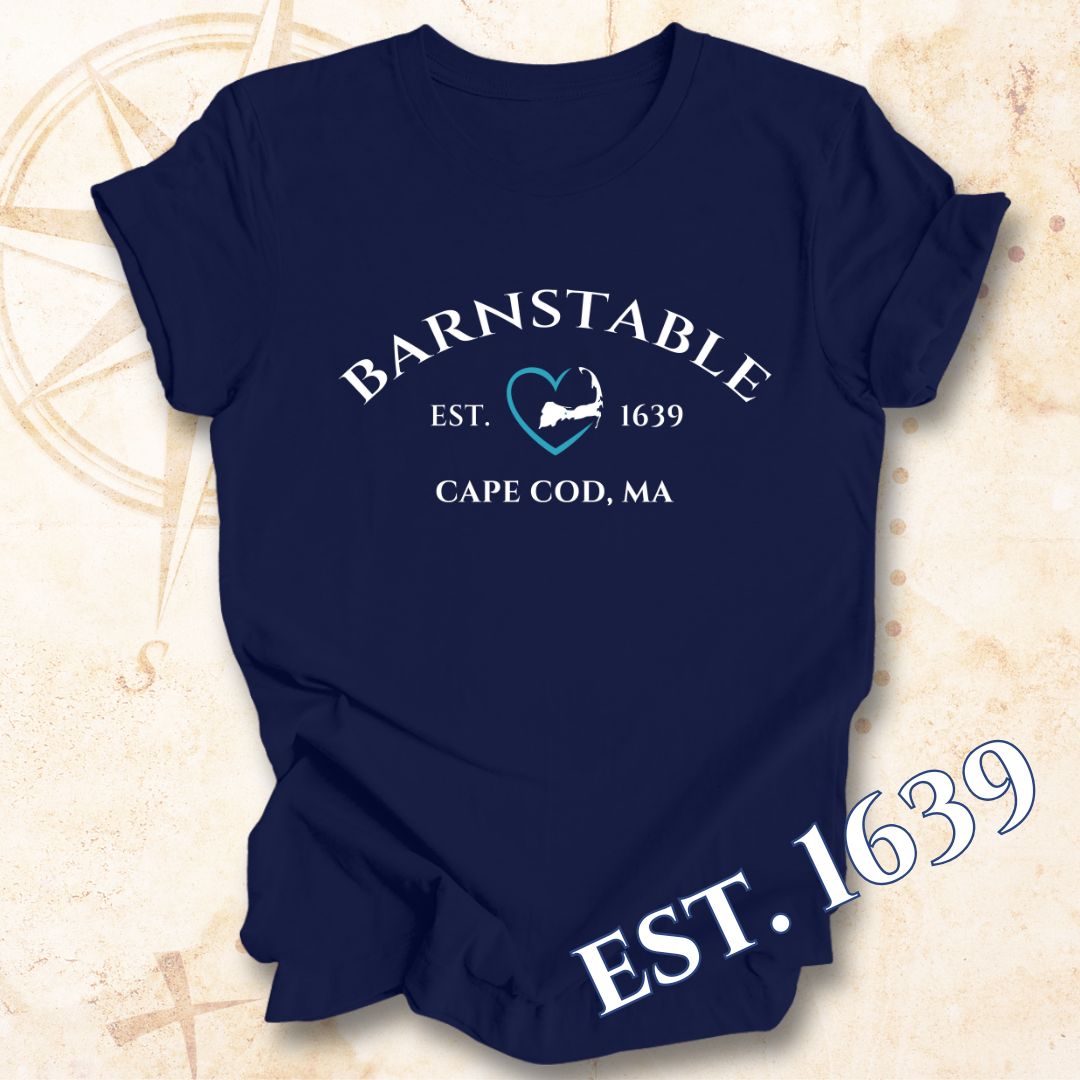 Barnstable Established Unisex T Shirt Gift For Cape Cod Lover