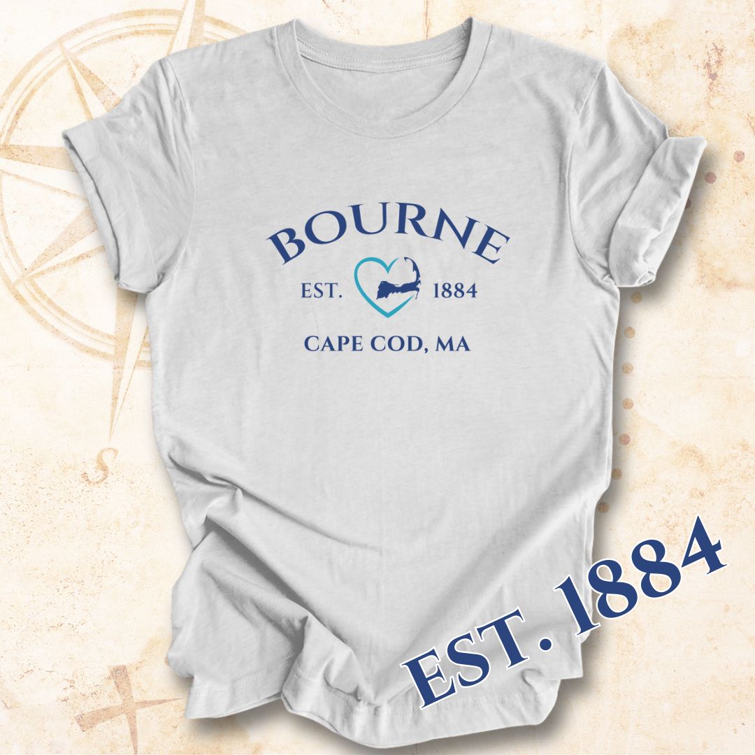 Bourne Established Unisex T Shirt Gift For Cape Cod Lover