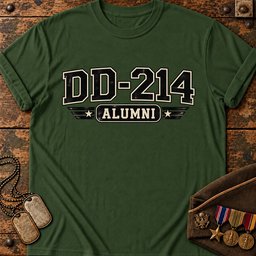 DD-214 Alumni T Shirt, Hoodie, Polo - Forest-Green.jpg