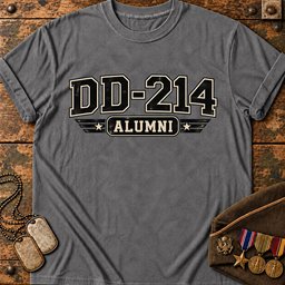 DD-214 Alumni T Shirt, Hoodie, Polo - Grey.jpg