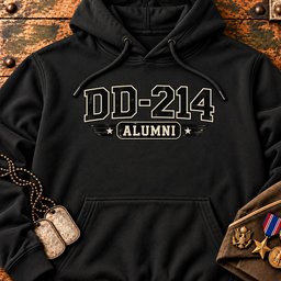 DD-214 Alumni T Shirt, Hoodie, Polo - Hoodie-Black.jpg