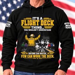 US Navy Flight Deck Thing Few Can Work The Deck T Shirt Hoodie Baseball Cap Gift For Men Hoodie Black