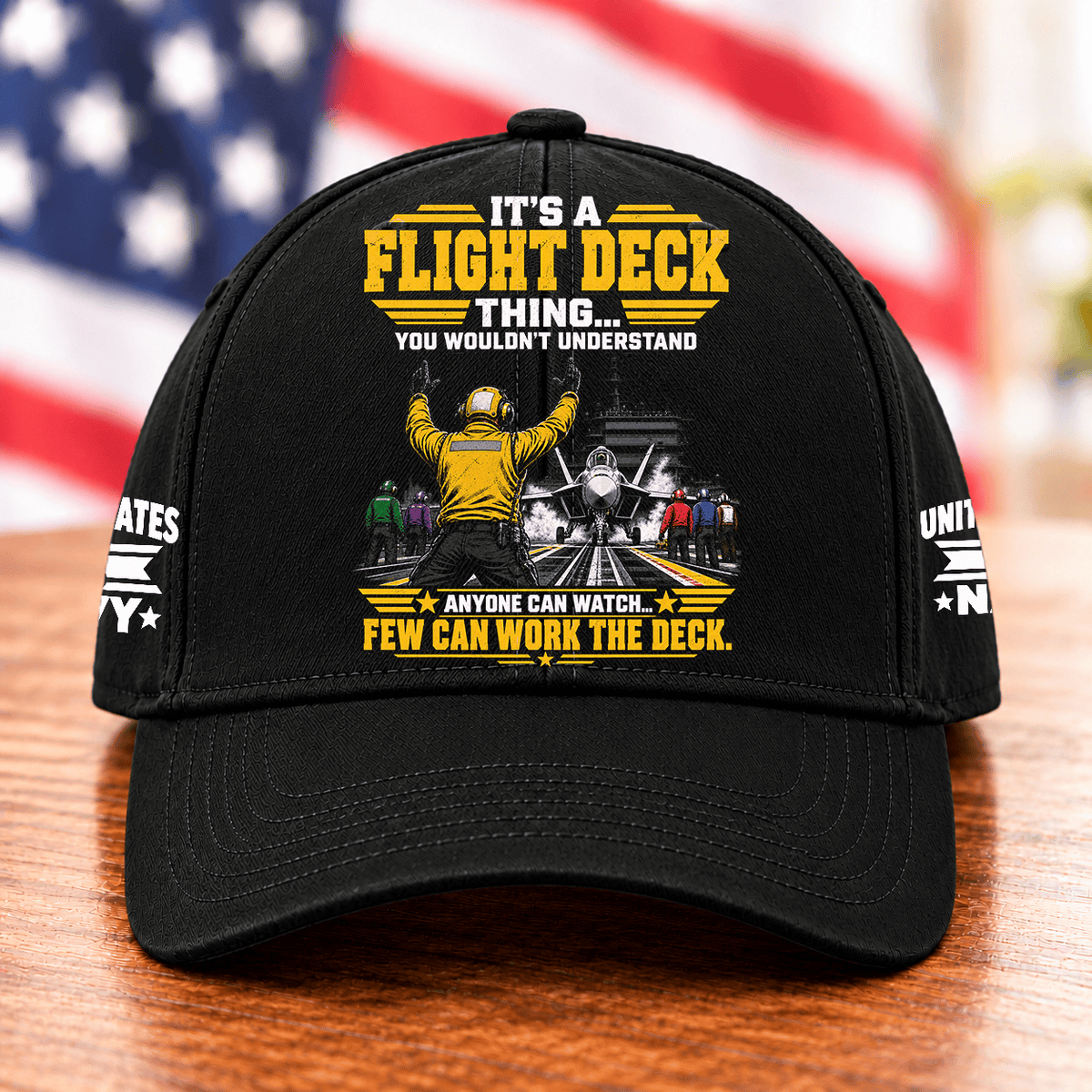 US Navy Flight Deck Thing Few Can Work The Deck Baseball Cap Gift For Men Baseball Cap Black