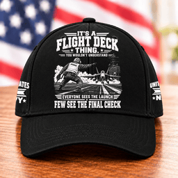 US Navy Flight Deck Thing Few See The Final Check Baseball Cap Gift For Men Baseball Cap Black