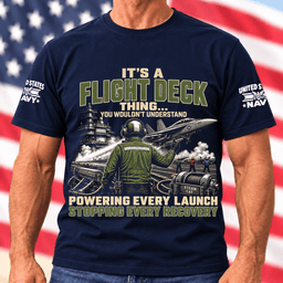 Navy Flight Deck Powering Every Launch T Shirt Hoodie Baseball Cap Gift For Veterans