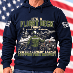 Navy Flight Deck Powering Every Launch T Shirt Hoodie Baseball Cap Gift For Veterans